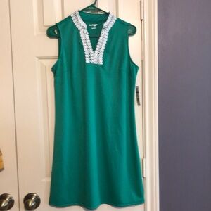Kim Rogers Green Sleeveless Dress S